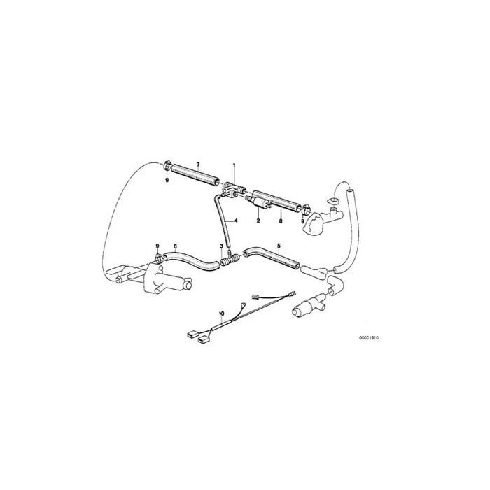 Genuine BMW 11611288037 E30 E28 Hose (Inc. 518i, 316i & 318i)