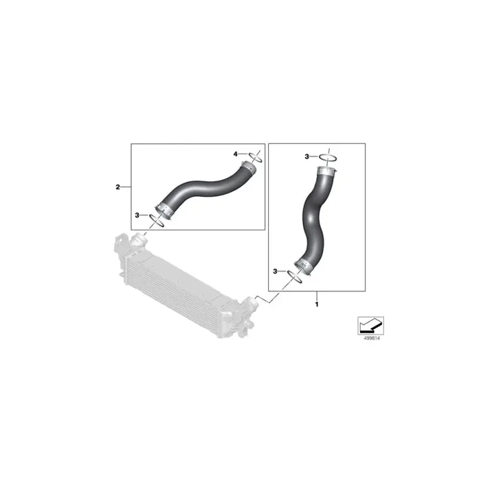 Genuine BMW 11618596842 G02 G20 Preformed Seal (Inc. X4 M, 320iX & X3 M)