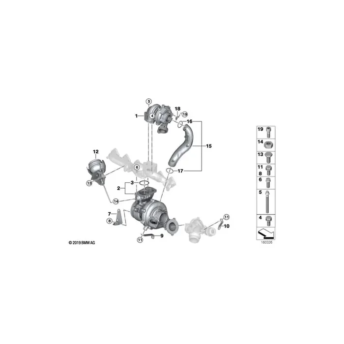 Genuine BMW 11657799844 E71 E70 Support (Inc. X5 3.5d, X5 35dX & X5 3.0sd)