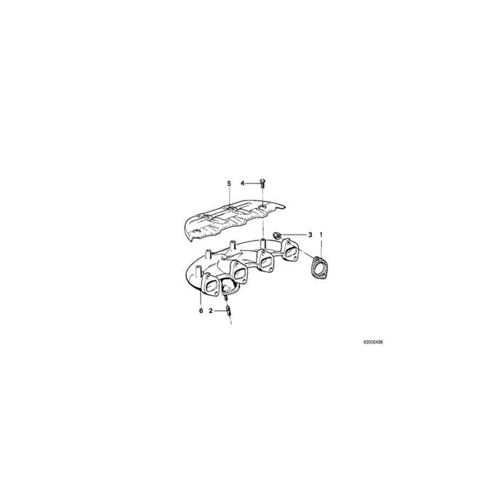 Genuine BMW 11751267955 E21 Exhaust Manifold (Inc. 320i)