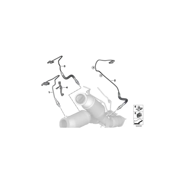 Genuine BMW 11788091018 Bracket For Lambda Probe Cable (Inc. X3 M & X4 M)