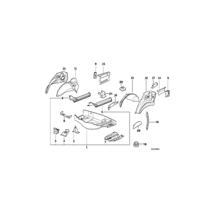Genuine BMW 41128176248 E36 Module Bracket (Inc. 318i)