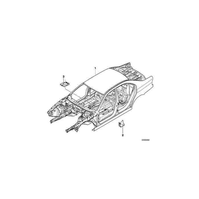 Genuine BMW 41128203908 E39 E38 Support F Front Right Transmission (Inc. 730i)