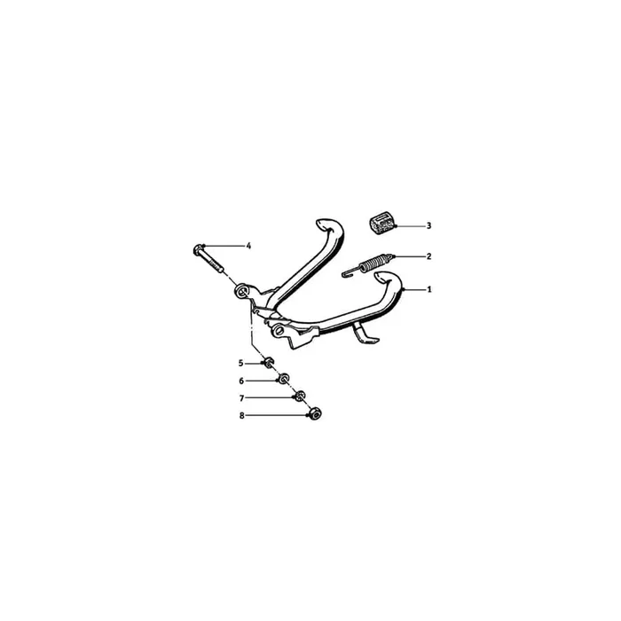Genuine BMW 46520005313 Center Stand (Inc. R25/3)