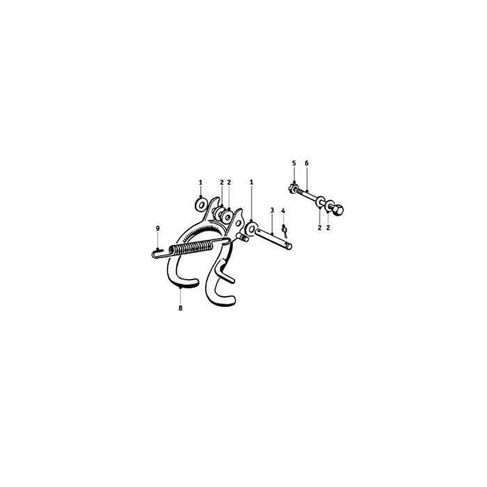 Genuine BMW 46520009941 Tension Spring (Inc. R67)