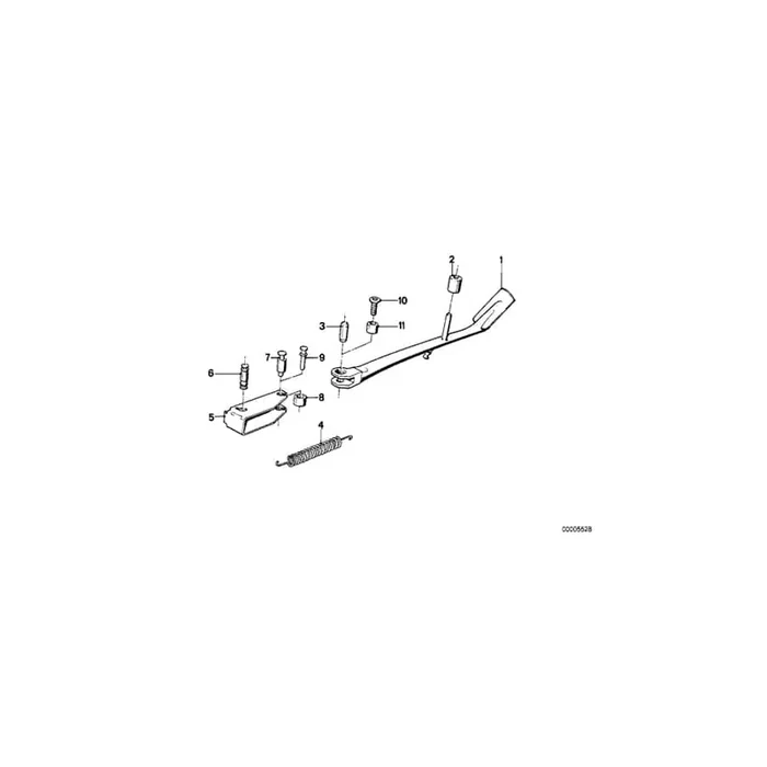Genuine BMW 46531237523 Rubber Grommet (Inc. R65T)