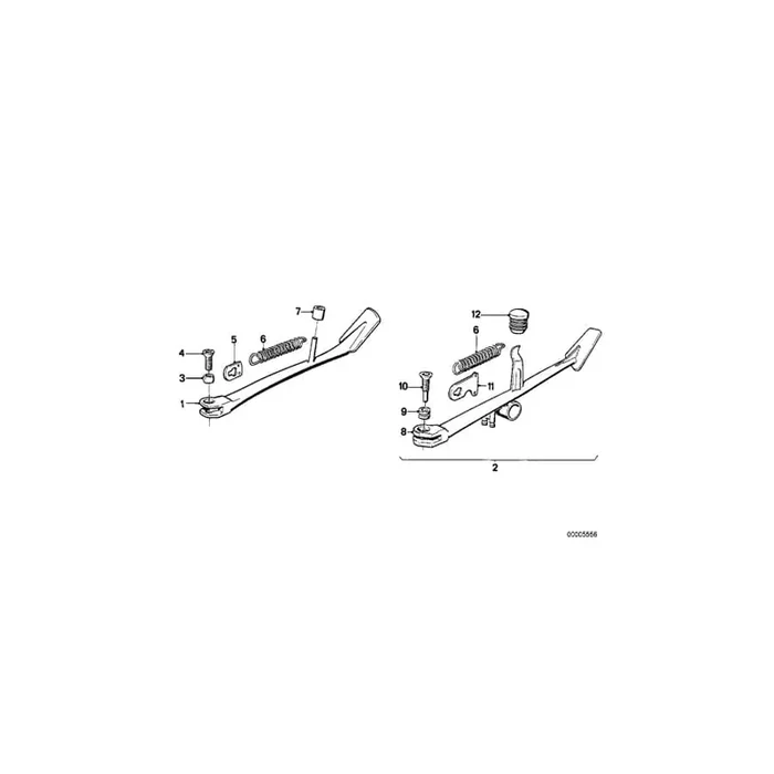 Genuine BMW 46531242330 Holder (Inc. R65T)