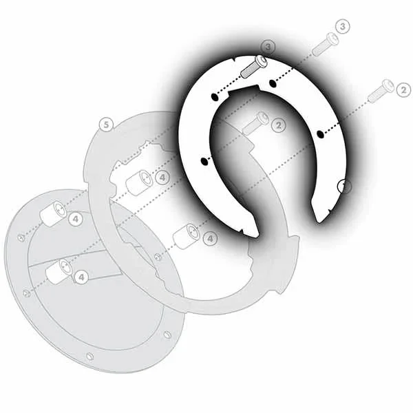 Givi BF27 Tanklock Attachment Flange – Yamaha MT-10