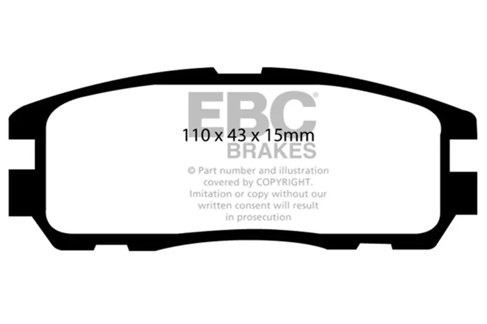 Greenstuff 6000 / Elite Rear Brake Pad