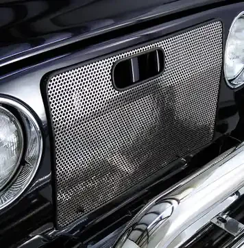 Grille Screen, Stainless Steel 97-06 Jeep Wrangler TJ