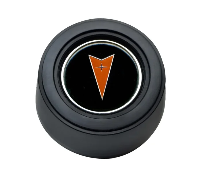 GT3 Horn Button Hi-Rise Blk Color Pontiac Fits GT3 & 3-bolt wheels w/ hubs/kits