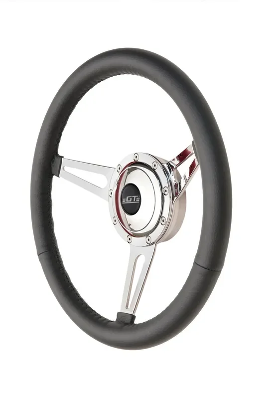 GT9 Retro Cobra Style Black 13.75 in. Fit our GT9 Installation Hub & Horn Button