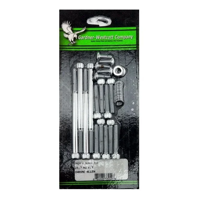 GW primary & derby cover hardware kit. Chrome 17-21 M8 Touring