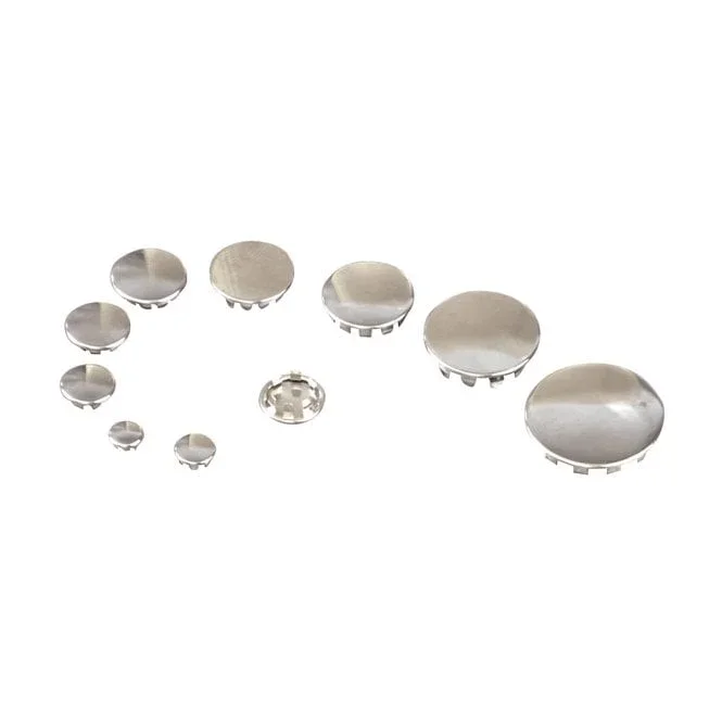 GW push-in plugs 1/4″ chrome Fits 5/16″ Allen bolts