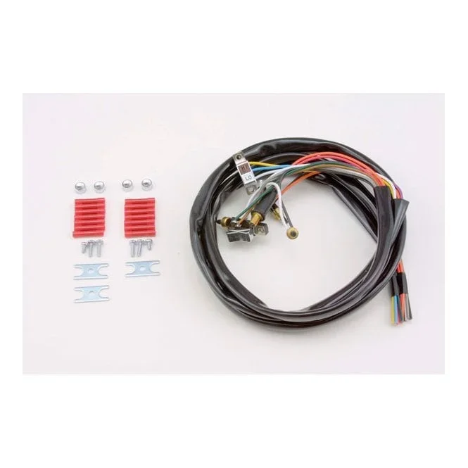 Handlebar Wire & Switch Kit. Chrome Switches