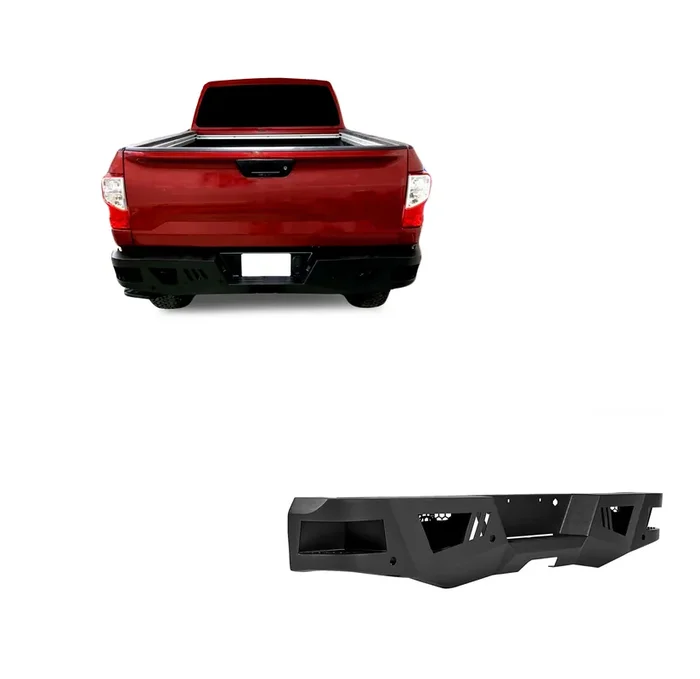 Heavy Duty Rear Bumper 16-24 Nissan Titan XD