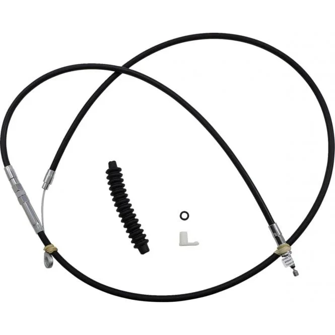 High-Efficiency Black Vinyl Clutch Cable – Housing Length : 150.5 cm (59-1/4″) Sportster