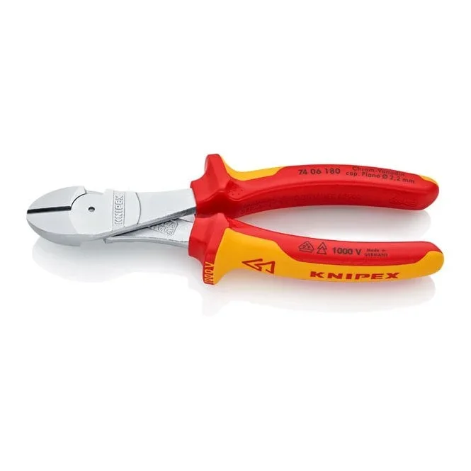High Leverage Diagonal Cutting Pliers 180Mm Vde