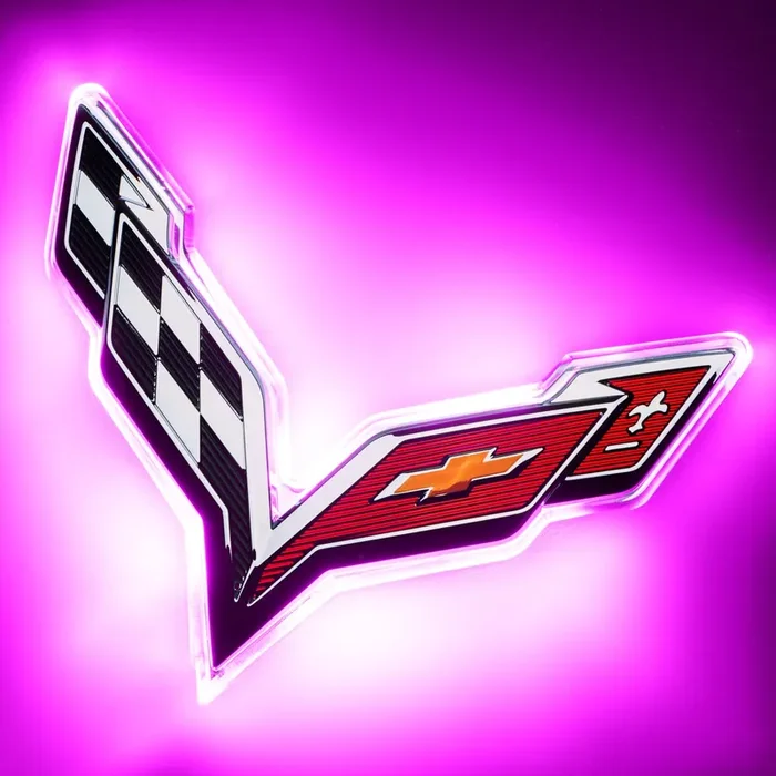 Illuminated LED Rear Emblem 15-19 Chevy Corvette C7