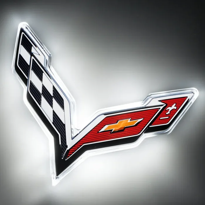 Illuminated LED Rear Emblem 15-19 Chevy Corvette C7