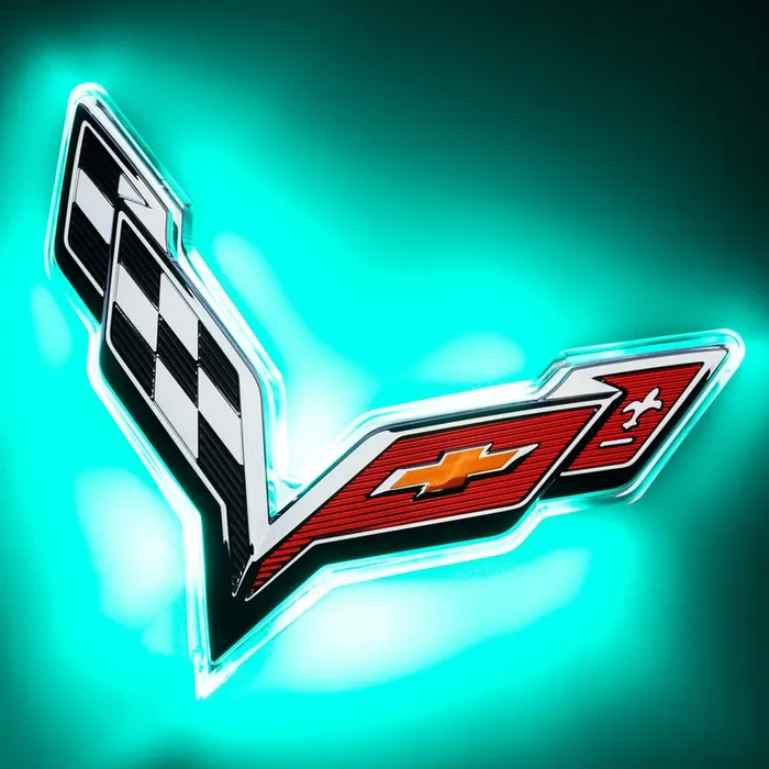 Illuminated LED Rear Emblem Dual Intensity 15-19 Chevy Corvette C7