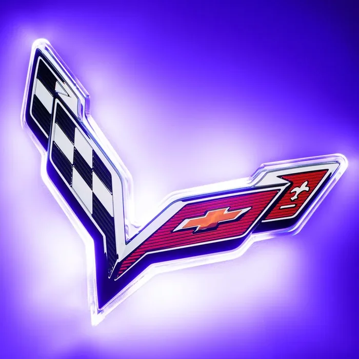 Illuminated LED Rear Emblem Dual Intensity 15-19 Chevy Corvette C7