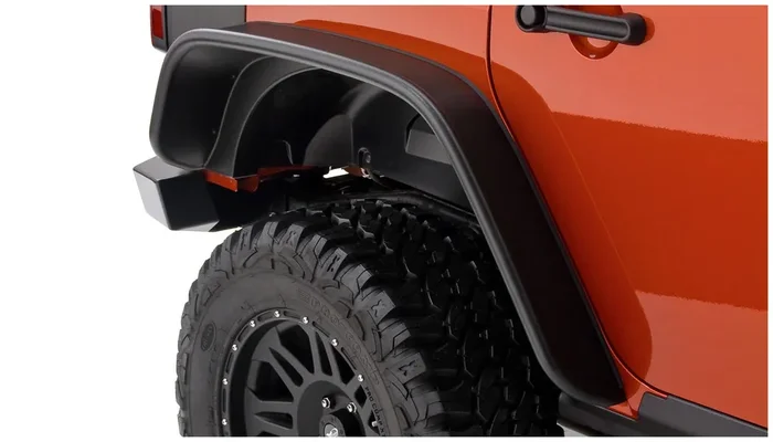 Jeep Flat Style Rear Fender Flares 07-18 Jeep Wrangler JK Unlimited 4-Door