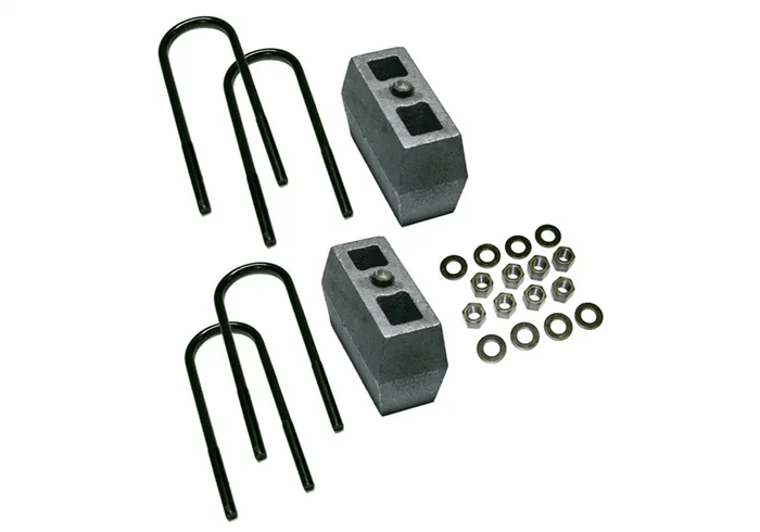 Leaf Spring Block Kit 4 in. Fit 73-87 Chevy K20/GMC K25 Pickup 4WD