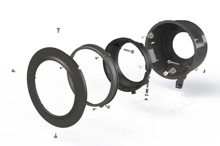 LED Headlight Adapters(7in/Pair) 18-24 Jeep Wrangler