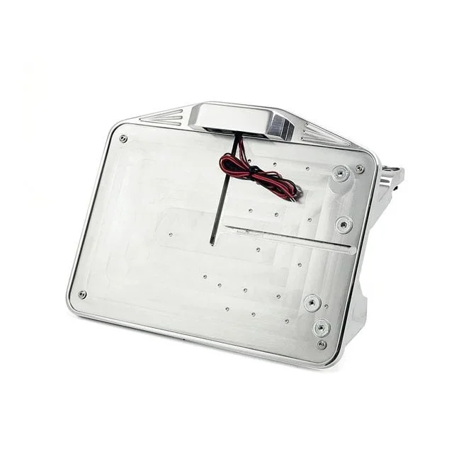 License Plate Bracket Kit Swing. Polished. Eu