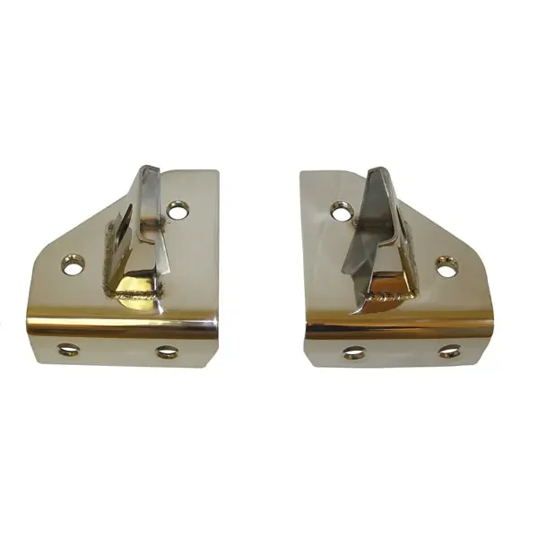 Light Mounting Brackets, Windshield, Stainless Steel 76-95 CJ/YJ