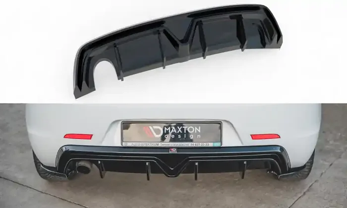 Maxton Design Alfa Romeo Giulietta (Facelift) Single Exhaust Rear Valance