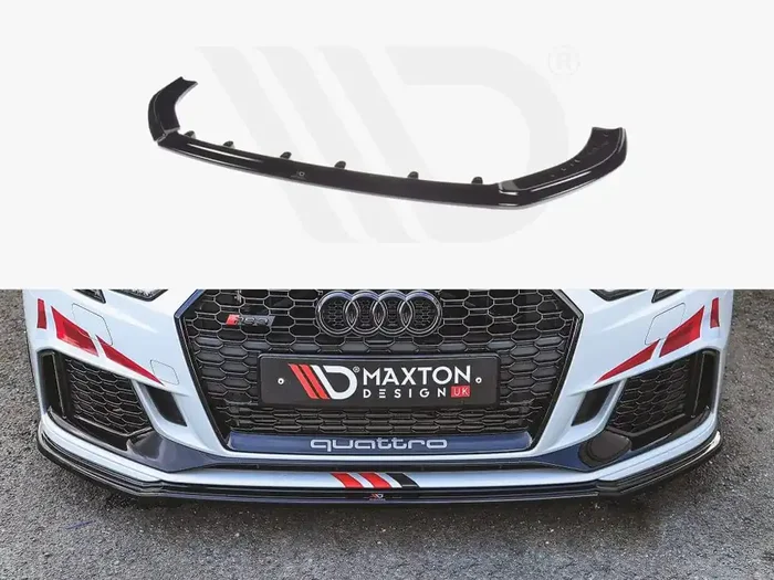 Maxton Design Audi 8V.5 RS3 Sportback Front Splitter V.1 (2017 – 2020)