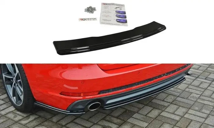 Maxton Design Audi A4 S-Line B9 Central Rear Splitter