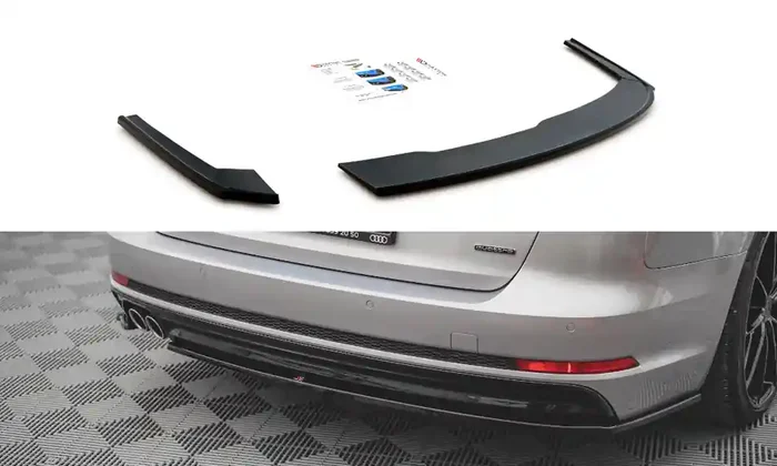 Maxton Design Audi A4 S-Line B9 Rear Side Splitters V.2