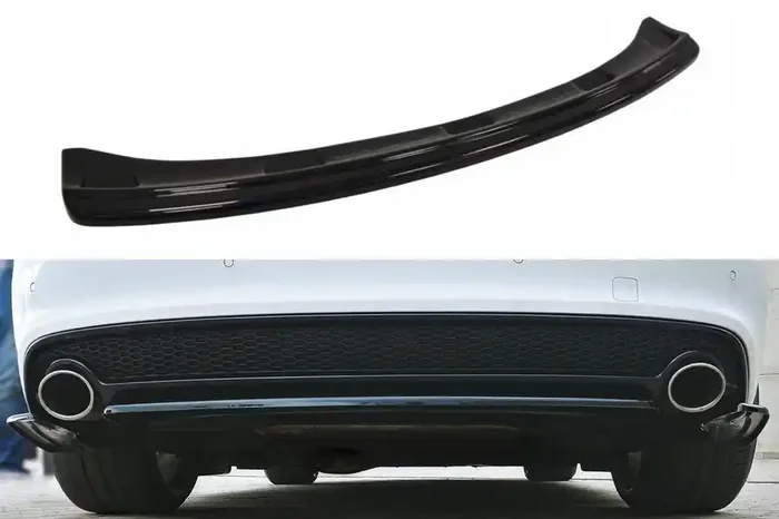 Maxton Design Audi A5 S-Line 8T FL Coupe / Sportback Central Rear Splitter (without vertical bars)