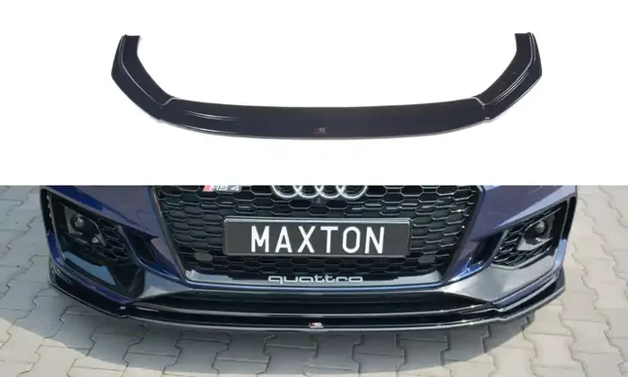 Maxton Design Audi RS4 B9 Front Splitter V.2