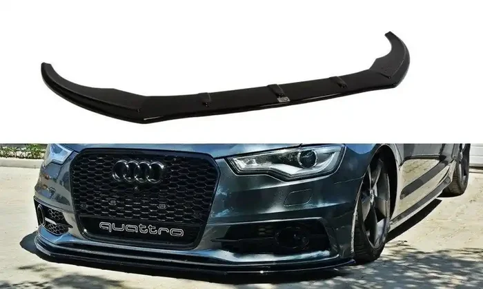 Maxton Design Audi S6 / A6 S-Line C7 Front Splitter V.1