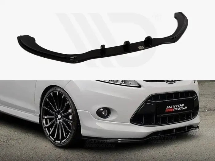 Maxton Design for Ford Fiesta MK7 (for St-line / Zetec S) Front Splitter