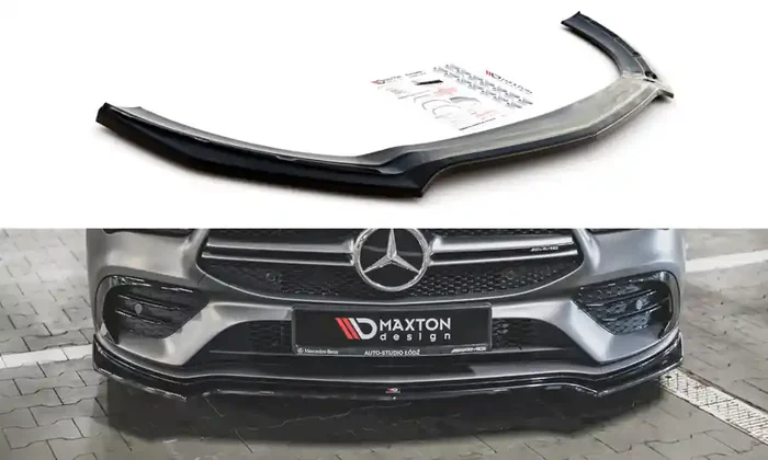 Maxton Design Mercedes Benz CLA35 AMG Aero C118 Front Splitter V.1