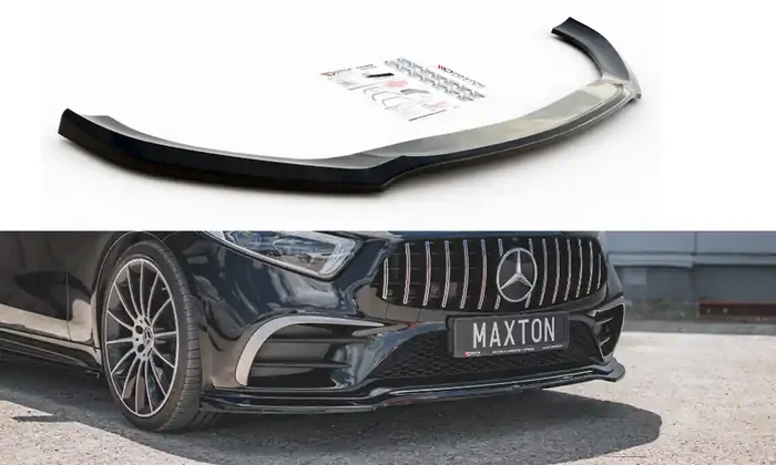 Maxton Design Mercedes Benz CLS-Class C257 AMG-Line Front Splitter V.3