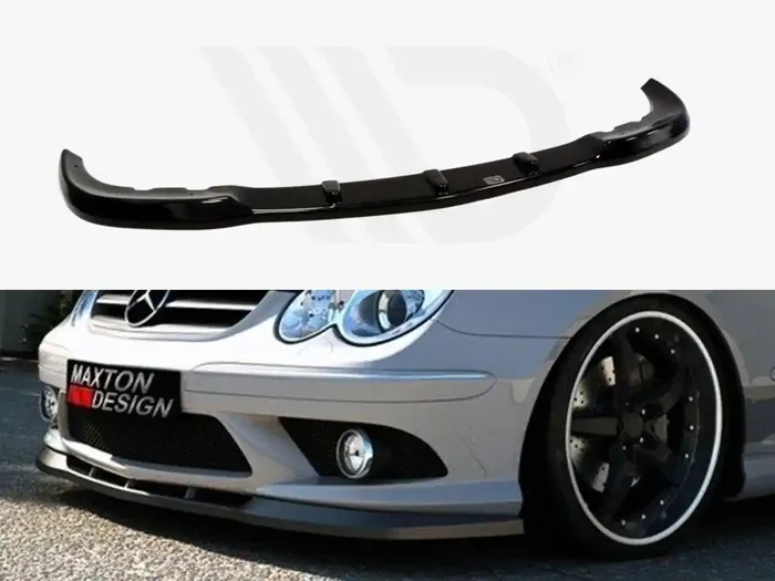 Maxton Design Mercedes CLK W209 for Amg (2006-2009) Front Splitter