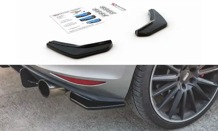 Maxton Design Volkswagen Golf GTI MK7 Rear Side Splitters V.2