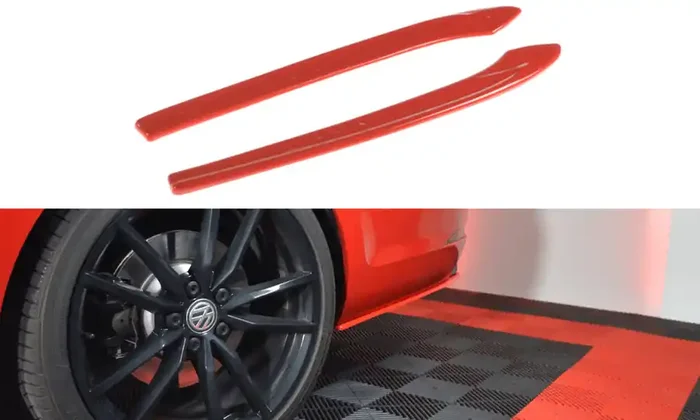 Maxton Design Volkswagen Golf R MK7.5 Variant Rear Side Splitters V.2
