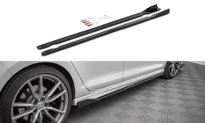 Maxton Design Volkswagen Golf R MK7 Side Skirts Diffusers V.2