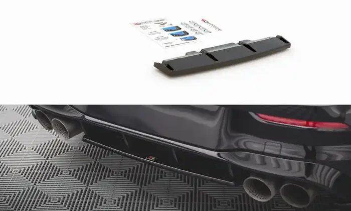 Maxton Design Volkswagen Golf R MK8 Central Rear Splitter