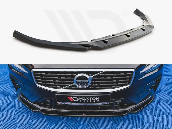 Maxton Design Volvo S60/v60 R-design MK3 (2018-) Front Splitter V.2
