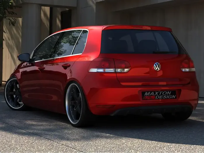Maxton Design VW Golf MK6 No ExhauST Cut Out (2008-2012) Rear Valance