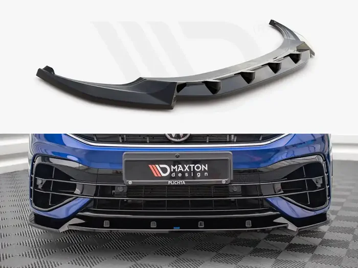 Maxton Design VW Tiguan R / R-line MK2 Facelift (2020-) Front Splitter V.2