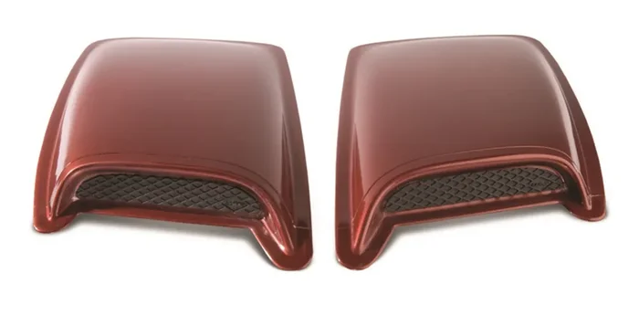 Medium 2-Piece Hood Scoop with Smooth Black Finish